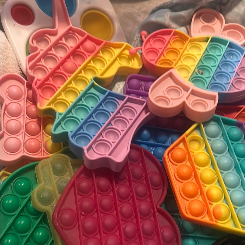 Colorful Pop It Fidget Toys